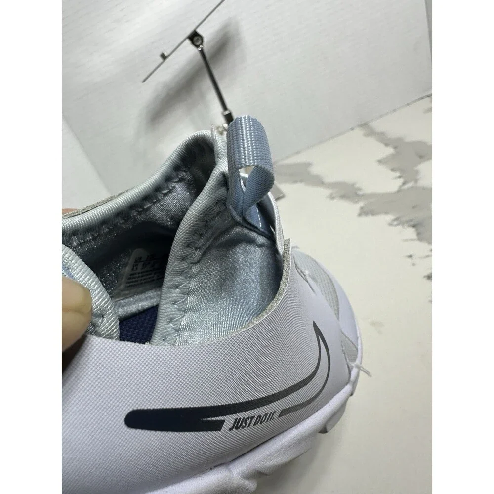 Nike Flex Runner 2 DJ6040-010 Grey/Light Armory Blue/White, Size 10C